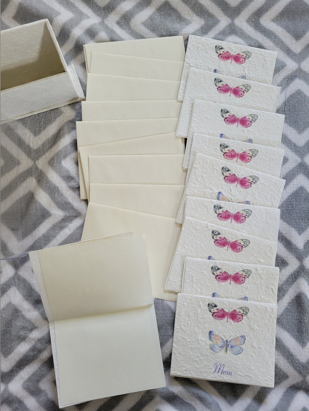 Butterfly Stationery Card Set with Envelopes